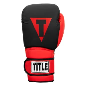 Боксерські рукавиці TITLE Boxing Guts and Glory Black/Red M 12 унцій (бинти 4м. в комплекті)