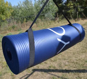 Килимок для йоги та фітнесу PowerPlay 4151 NBR Performance Mat синій 183x61x1,2