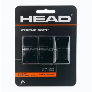 Намотки HEAD Xtremesoft Grip Overwrap 285-104 чорний (3 шт) (оригінал)