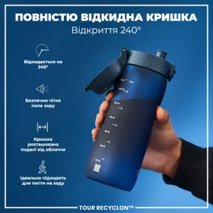 Пляшка для води ION8 750 мл. (ЕКО пляшка) BPA Free, Navy