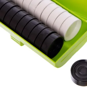 Шашки пластикові у футлярі червоний