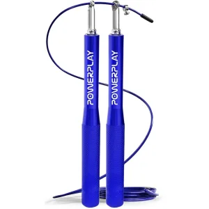 Скакалка швидкісна на підшипниках алюмінієва PowerPlay 4207 Elite Jump Rope Синя (3m.)