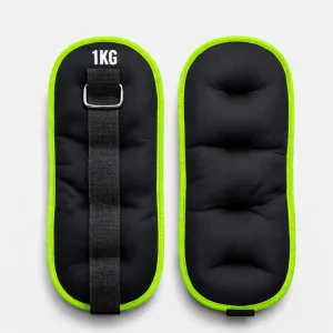 Обтяжувачі-манжети для рук і ніг 2 шт по 0,25 кг 87221-0_5 Чорний-салатовий