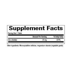 Zinc Chelate 25 мг - 90 таблеток