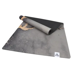 Килимок для йоги каучуковий лляний Sport 183 см 68 см 4 мм Storm