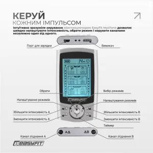 Muscle stimulator EasyFit MyoTone pulse massager for muscles
