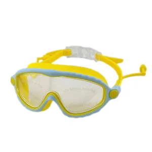 Окуляри для плавання Conquest дитячий жовто-блакитний