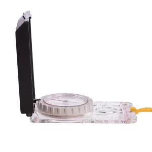 Компас жидкостный планшетный в закрытом корпусе с зеркалом - 105x60 мм