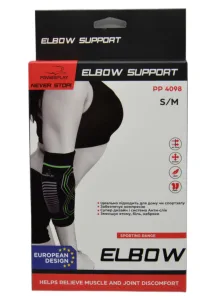 Налокітники PowerPlay 4098 Чорні (Пара) L/XL