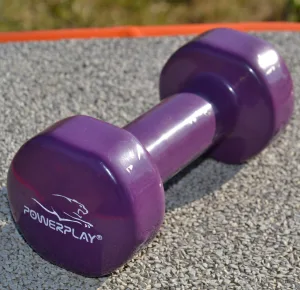 Гантель вінілова PowerPlay 4125 Achilles - 2,5 кг. фіолетова 1 шт.