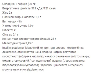 Protein Concentrate - 1,8 кг ваніль