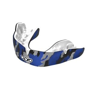 Капа OPRO Instant CAMO доросла (вік 11+) Black/Blue (art.102523001)