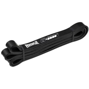 Еспандер петля гумка для фітнесу і кроссфіту PowerPlay 4117 Power Band Чорна 14 - 39 кг