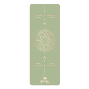 Килимок для йоги каучуковий поліуретан Sport Pro 183 см*68 см*5 мм оливковий