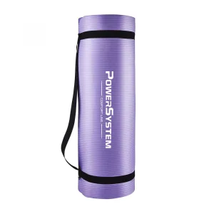 Yoga and Fitness Mat Power System PS-4017 NBR Fitness Yoga Mat Plus Purple 180 x 61 x 1