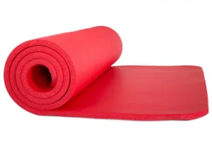 Килимок для туризму та фітнесу 183 см 61 см 10 мм червоний