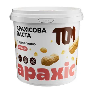 Арахісова паста - 1 кг з журавлиною