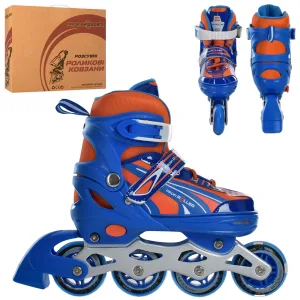 Ролики Profi Roller A 4146-L-BL розмір 39-42 Синій Помаранчевий