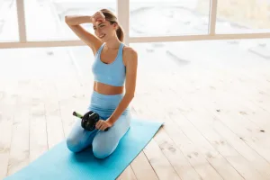 Колесо для преса подвійне PowerPlay 4327 Dual-Core Ab Wheel Чорно-червоне