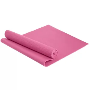 Килимок для йоги та фітнесу Power System PS-4014 PVC Fitness Yoga Mat рожевий 173x61x0,6
