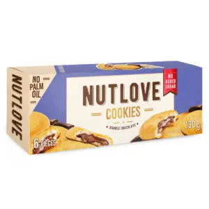 Nutlove Cookies - 130 г подвійний шоколад
