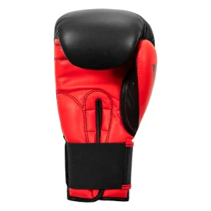 Боксерські рукавиці TITLE Boxing Dynamic Strike Black/Red 12 унцій (бинти 4 м. в комплекті)