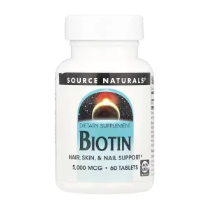 Biotin 5000 мкг - 60 таблеток