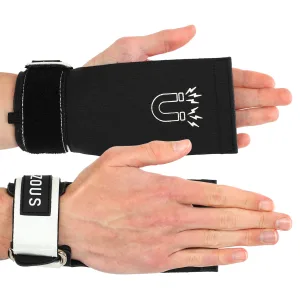 Накладки для підтягувань і тяг HAND GRIPS STRONG FRICTION EZOUS 2 шт чорно-білий