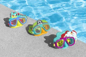 Маска для плавання BESTWAY 3+ 22064 Рожевий