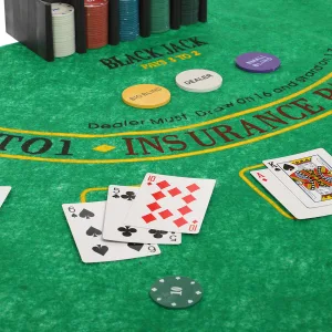 Набір для покеру в металевій коробці 400 фішок