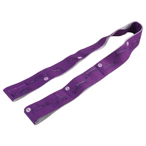 Стрічка для розтяжки еластичний еспандер Сірий