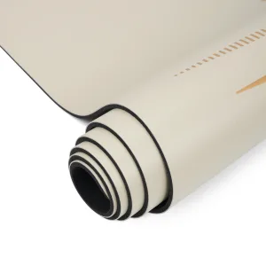 Килимок для йоги каучуковий поліуретан Sport Pro 183 см*68 см*5 мм кремовий