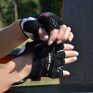 Рукавички для фітнесу Power System PS-2100 Basic EVO Black/Red Line - L