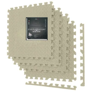 Мат-пазл (ластівчин хвіст) PowerPlay PP_4414 EVA Puzzle Mat 120x120x1,2 cм Оливковий