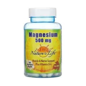 Magnesium 500 мг Plus Vitamin B-6 - 100 капсул
