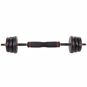 Набір трансформер гантелі гиря штанга упори 6в1 FED 30 кг чорний