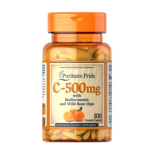 Vitamin C-500 мг with Rose Hips Time Release - 100 капсул