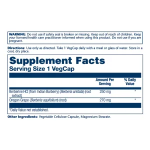 Berberine with Oregon Grape - 60 капс.