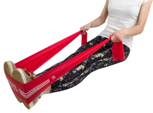 Стрічка еспандер для спорту та реабілітації Power System PS-4122 Flat Stretch Band Level 2 Red 9 - 11 кг.