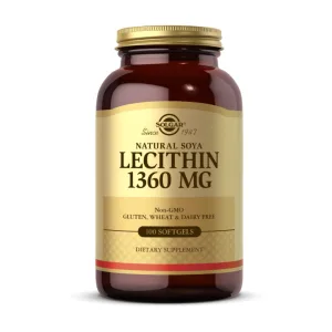 Lecithin 1360 мг natural soya - 100 софтгель