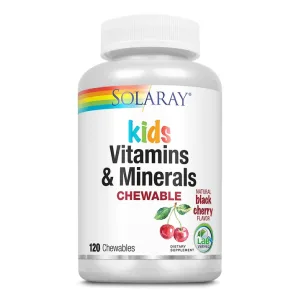 Kids Vitamins & Minerals - 120 жув. таблеток Чорна вишня