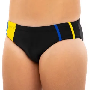 Плавки для хлопчиків класичні для плавання вік 6-10 років Чорний 6