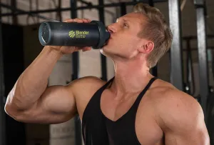 Шейкер спортивний BlenderBottle Pro45 - 1270 мл Grey/зелений