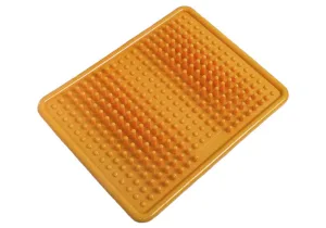 Ортопедичний масажний килимок для стоп EasyFit Acupoint з шипами помаранчевий