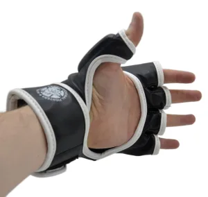 Рукавиці для MMA PowerPlay 3056 чорні - XL