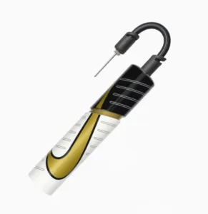 Насос NIKE ESSENTIAL BALL PUMP INTL WHITE/METALLIC GOLD/BLACK NS N.000.1484.180.NS (Оригінал)