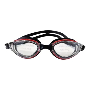 Окуляри для плавання LEACCO чорно-червоний