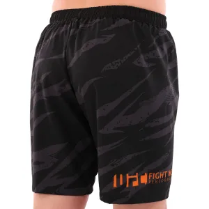 Костюм компресійний дитячий рашгард лонгслів штани та шорти VNM UFC FIGHT WEEK 2XS-L, чорний-сірий 9540B-9640B-V5031 L