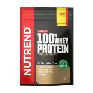 100% Whey Protein - 400 г банан полуниця