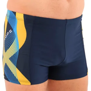 Плавки боксери чоловічі для плавання PL-7642 2, XL–3 XL сині - XXL